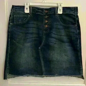 Grace & Lace Denim mini skirt